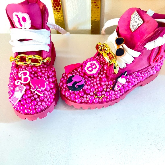 Timberland Other - Custom Pink Barbie Timberlands
